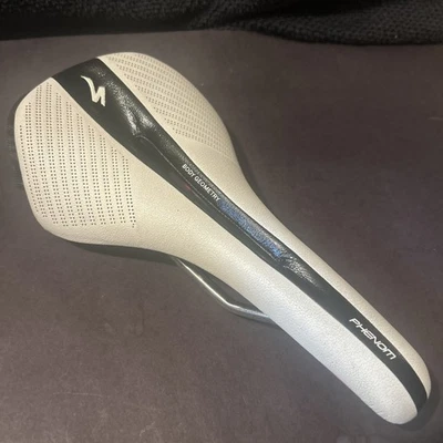 Sillín Specialized Phenom 143 mm Blanco Cuerpo Reforzado Geometría Asiento Foto 1 de 4