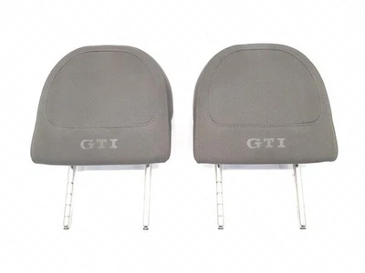 2004-2010 MK5 VOLKSWAGEN GOLF GTI PAIR FRONT HEADRESTS LH RH - Image 1 of 4