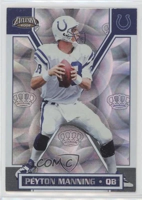 2002 Pacific Exclusive Peyton Manning #76 HOF - Image 1 of 2