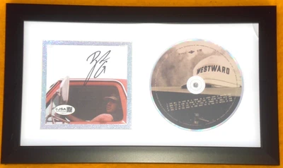 DYLAN GOSSETT SIGNED FRAMED 'WESTWARD' CD COVER INSERT w/ CD - J.S.A. Cert. - Image 1 of 4