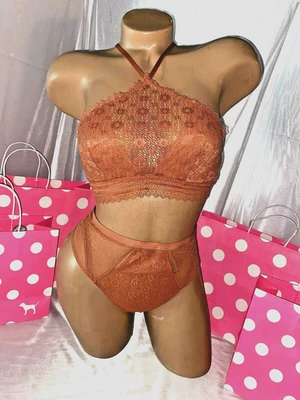 Victorias Secret Bra Very Sexy Bralette W/Underwire Set Burnt Orange - Image 1 of 3