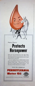1957 Pennsylvania Motor Oil Print Ad – Vintage Gas Station Car Art - Picture 1 of 2