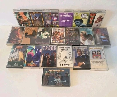 Lot Of 20 - 1980s 1990s Rap Hip-Hop R&B Cassette Tapes MC Hammer Various Artists - Image 1 of 4