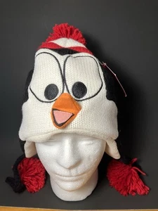 RARE Chilly Willy Penguin Winter Pull Over Unisex Hat ZooZatz - Picture 1 of 9