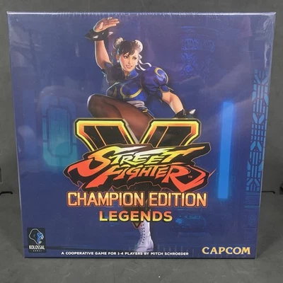 KICKSTARTER Street Fighter V: Champion Edition Legends - Board Game- New, Sealed - Image 1 of 2