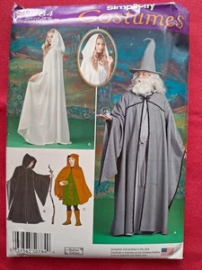 Simplicity S0784 Elf Wizard Dwarf Cape Witch Hat Costume Pattern XS S M L XL FF - Picture 1 of 2