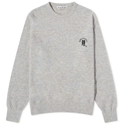 BNWT Authentic Acne Studios Men's Jumper Kiza Alpaca Logo Crew Knit  Grey XXL - Image 1 of 4