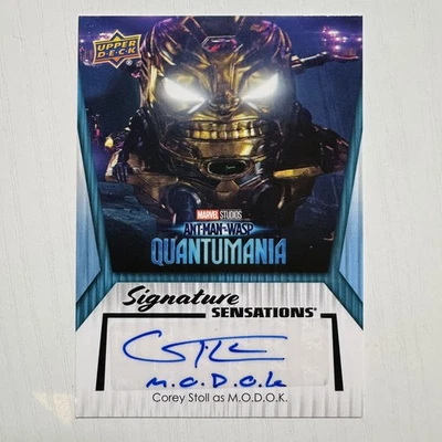 2024 Upper Deck Marvel Studios Serie 2 Corey Stoll como M.O.D.O.K. Inscripciones Foto 1 de 4