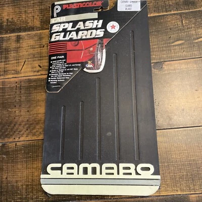 PROTECTORES CONTRA SALPICADURAS DE BARRO PLASTICOLOR DE COLECCIÓN para Chevy Camaro NOS Foto 1 de 4