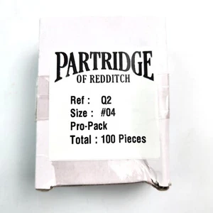 Partridge Q2 Low Water Double Hook - Size 4 - 100 Pro Pack - Fly Tying - Picture 1 of 2