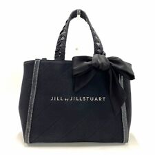 Auth JILL by JILLSTUART - Black Canvas Synthetic Leather Women's Handbag
