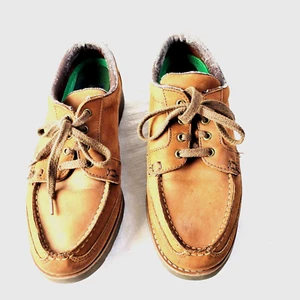 Town and Country Mens Shoes Suede Oxford Lace Up Tan Casual Walking Sz 7 - Picture 1 of 8