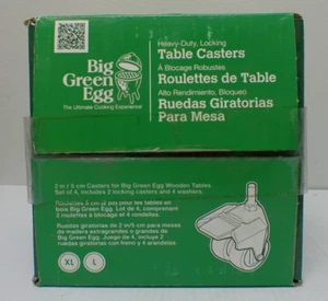 Big Green Egg 114662 Heavy Duty Locking Table Casters - Picture 1 of 2