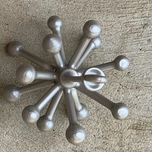 Barbie Dreamhouse FHY73 Mattel 2018 Replacement Silver Chandelier  - Picture 1 of 2