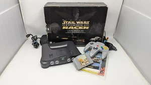 Consola de sistema Nintendo 64 N64 Star Wars Racer RARA CIB probada envío gratuito - Imagen 1 de 21