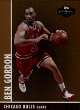 2008-09 Topps Co-Signers Bronze Chicago Bulls Basketball Card #7 Ben Gordon /299