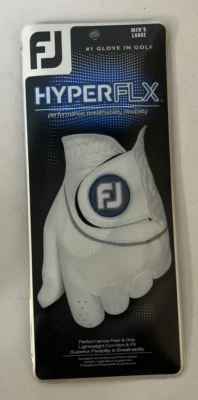 Footjoy HyperFLX Left Men's Large Golf Glove Fits RH Golfer NEW - Image 1 of 4