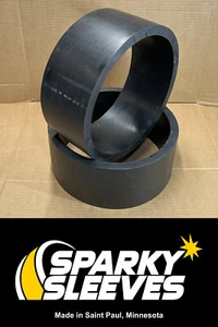 HDPE Drift Trike Sleeves 11.3" Diameter 5" Wide 3/4" Thick with Square 90º Edges - Picture 1 of 8