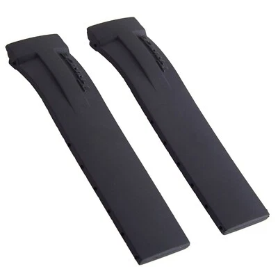 Correa de reloj de goma de silicona de 21 mm para Tissot T-Race T027, T048 417A BH, T6100 Foto 1 de 4