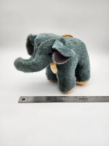 Rare Vintage B.J. Toy Company Gray Elephant Plush Toy Stuffed Animal - Picture 1 of 6