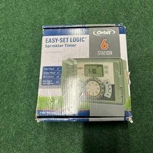 Orbit 57896 6-Station Easy-Set Logic Indoor/Outdoor Sprinkler Timer - Picture 1 of 6