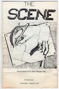 THE SCENE 1988 Digest Fanzine escritor Dale Allen Pfeiffer Clarkston MI Escher cvr - Imagen 1 de 2