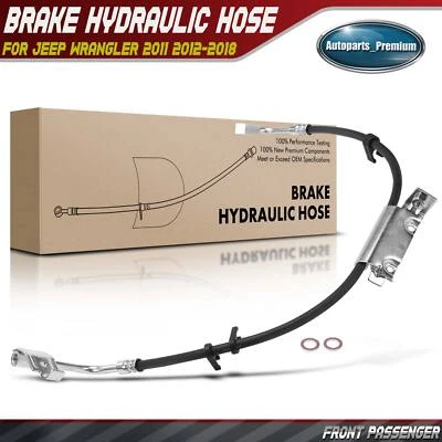 Manguera hidráulica de freno delantero derecho nueva para Jeep Wrangler 2011 2012 2013 2014-2018 Foto 1 de 4