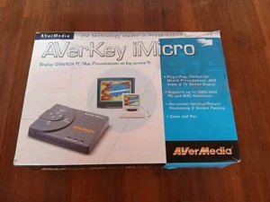 AVerMedia AVerKey iMicro PC/Mac to TV Scan Converter - Missing Remote - Picture 1 of 6