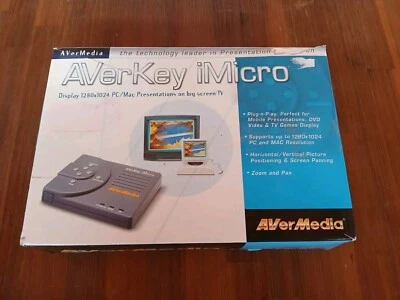 AVerMedia AVerKey iMicro PC/Mac to TV Scan Converter - Missing Remote - Image 1 of 4