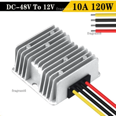 DC 48V Step Down to DC 12V 10A 120W Power Converter Regulator Waterproof Adapter - Image 1 of 4