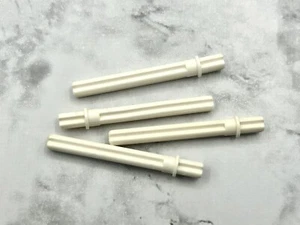 Lego Parts Lot (4) ~ White Technic, Axle 5.5L with Stop ~ No 32209 - Picture 1 of 1