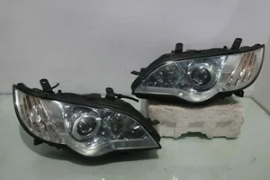 JDM Subaru Legacy BPE BP5 BL5 LATE MODEL BLUE HOUSING HID Head Lamps Light 06-09 - Picture 1 of 24