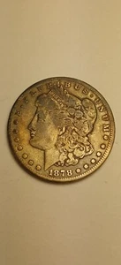 1878 Morgan Dollarschwanzfedern Freiheit in Gott, dem wir vertrauen Silber - Bild 1 von 7