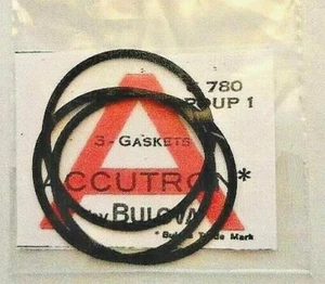 New Bulova Accutron 218 Genuine Watch Case Gaskets Part #G780 - Picture 1 of 2