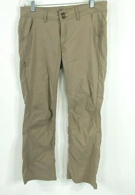 Pantalones enrollables PrAna 10 musgo caqui/bronceado al aire libre senderismo Foto 1 de 4