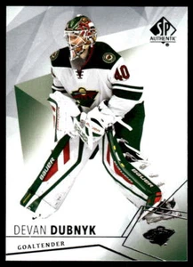 Tarjeta de hockey salvaje 2015-16 SP auténtica #100 Devan Dubnyk Minnesota - Imagen 1 de 2