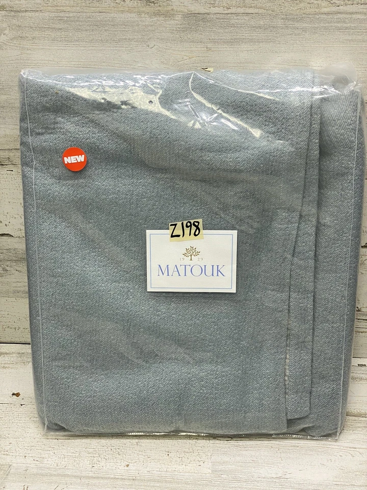 Matouk #M107 Pacific Pool Twin Coverlet 70"x 92" New - Image 1 of 4