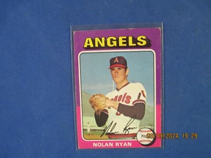 Topps Baseball # 500 1975 Nolan Ryan G-MUY BUEN pequeño pliegue inferior derecho - Imagen 1 de 3