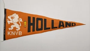 Bandiera Triangolare KNVB HOLLAND Olanda Paesi Bassi Orange Anni '90 Vintage - Picture 1 of 1