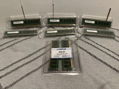 Micron 2GB, 1GB 1RX8 PC3-8500E-7-10-D0, MT9JSF12872AZ-1G1F1 Memory 10gb Total - Image 1 of 4