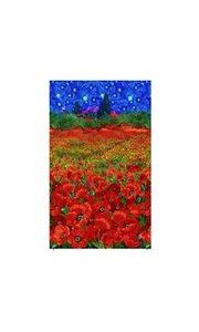 Poppy Fields: Poppy Fields Panel-Timeless Treasures - Picture 1 of 1