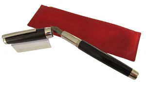 STYLO PLUME DE PRESTIGE JACQUES HERBIN "CARAVELLE" BOIS EBENE NEUF DE STOCK M577 - Imagen 1 de 12