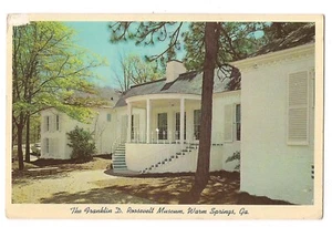 President FRANKLIN D. ROOSEVELT MUSEUM Warm Springs Georgia GA Postcard - Picture 1 of 2