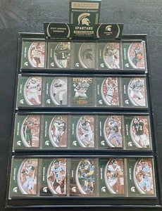 MICHIGAN STATE Collector Card Wall Display — 20 Seperate Cards + Bonus Card Box - Picture 1 of 6