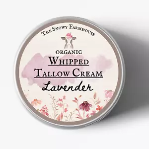 Beef Tallow Moisturizer for Skin and Body with Castor Oil Whipped Tallow Balm - Picture 1 of 9