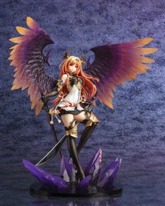 Anime Rage Of Bahamut Dark Angel Olivia Figure 1/8 White Stand Model PVC Toy 11" - Picture 1 of 11