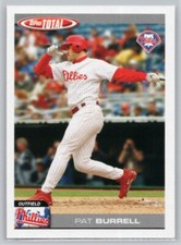 2004 TOPPS TOTAL #96 PAT BURRELL  PHILADELPHIA PHILLIES