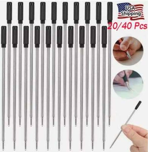 20 piezas recambios para bolígrafo estilo cruz tinta de flujo suave 1,0 mm punto medio negro - Imagen 1 de 14