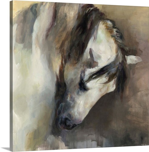 Classical Horse v2 Canvas Wall Art Print, Horse Home Decor