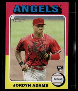 Jordyn Adams 2024 Topps Heritage Mini RC #396 Los Angeles Angels - Picture 1 of 2